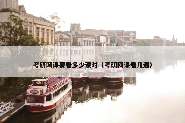 考研网课要看多少课时（考研网课看几遍）