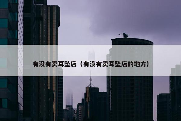 有没有卖耳坠店（有没有卖耳坠店的地方）