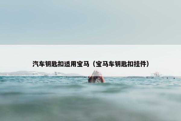 汽车钥匙扣适用宝马（宝马车钥匙扣挂件）