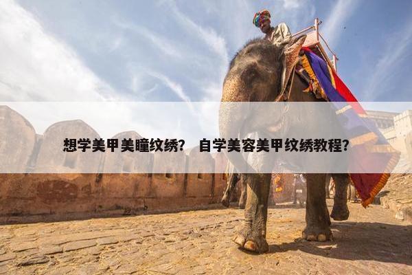 想学美甲美瞳纹绣？ 自学美容美甲纹绣教程？