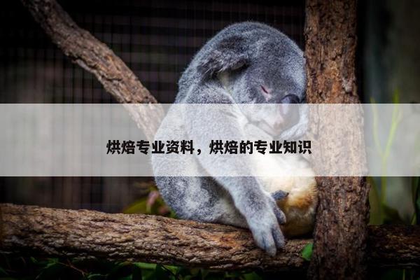 烘焙专业资料，烘焙的专业知识