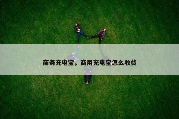 商务充电宝，商用充电宝怎么收费