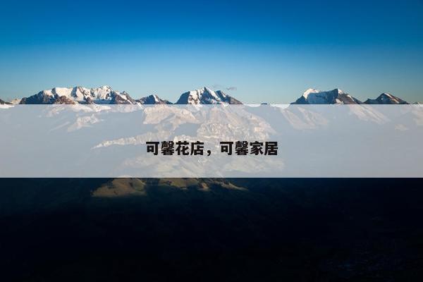 可馨花店，可馨家居