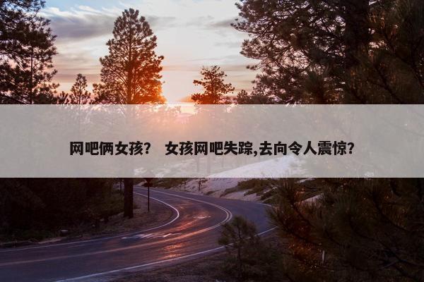 网吧俩女孩？ 女孩网吧失踪,去向令人震惊？