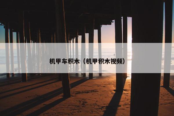 机甲车积木（机甲积木视频）