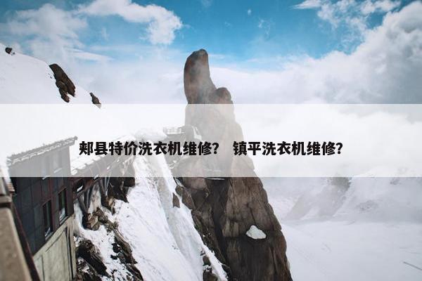 郏县特价洗衣机维修？ 镇平洗衣机维修？