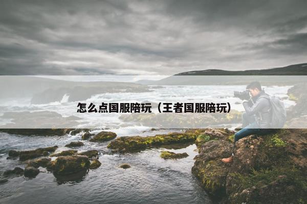 怎么点国服陪玩（王者国服陪玩）