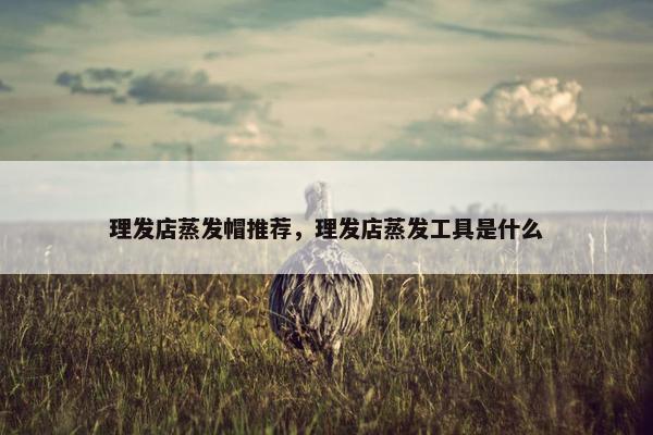 理发店蒸发帽推荐，理发店蒸发工具是什么