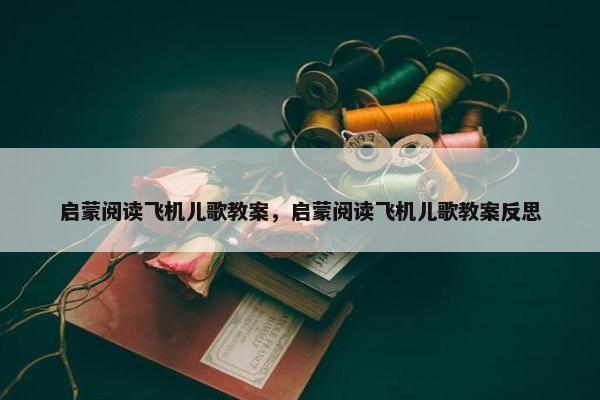 启蒙阅读飞机儿歌教案，启蒙阅读飞机儿歌教案反思