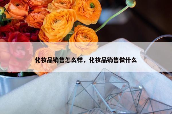 化妆品销售怎么样，化妆品销售做什么