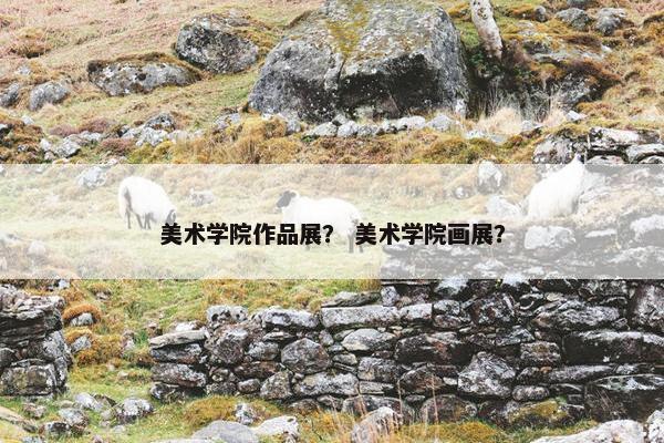 美术学院作品展？ 美术学院画展？