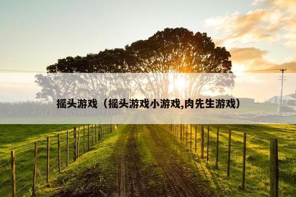摇头游戏（摇头游戏小游戏,肉先生游戏）