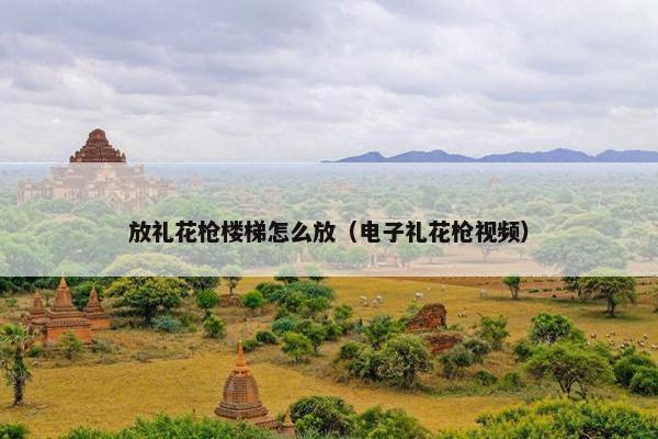 放礼花枪楼梯怎么放（电子礼花枪视频）