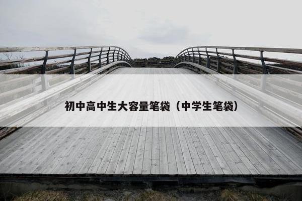 初中高中生大容量笔袋（中学生笔袋）
