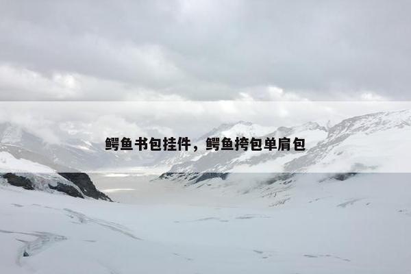 鳄鱼书包挂件，鳄鱼挎包单肩包