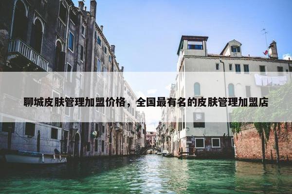 聊城皮肤管理加盟价格，全国最有名的皮肤管理加盟店