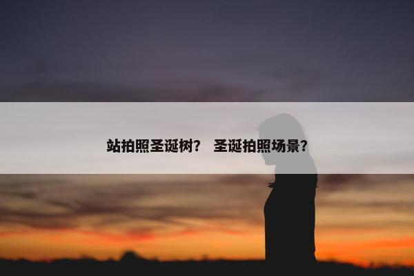 站拍照圣诞树？ 圣诞拍照场景？