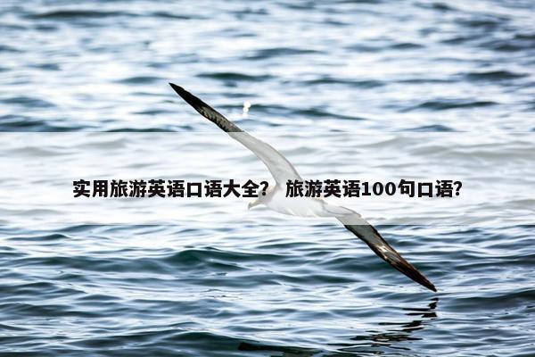 实用旅游英语口语大全？ 旅游英语100句口语？