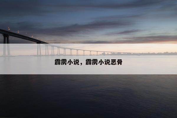 霹雳小说，霹雳小说恶骨