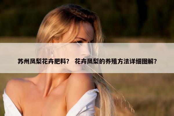 苏州凤梨花卉肥料？ 花卉凤梨的养殖方法详细图解？