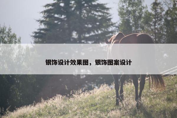 银饰设计效果图，银饰图案设计