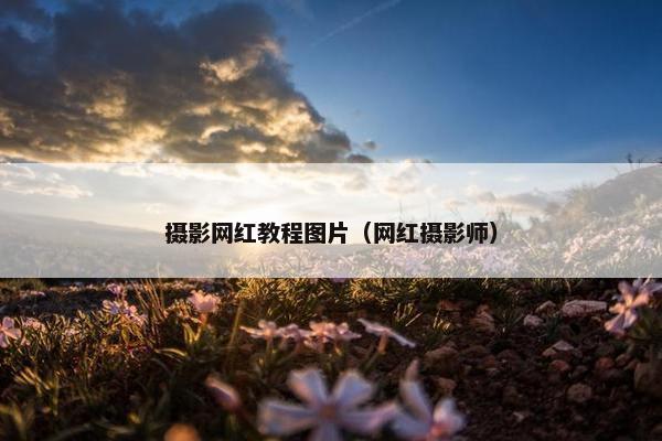 摄影网红教程图片（网红摄影师）