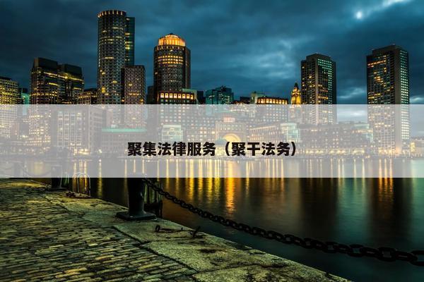 聚集法律服务（聚干法务）