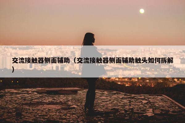 交流接触器侧面辅助（交流接触器侧面辅助触头如何拆解）