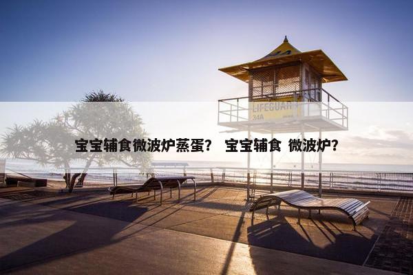 宝宝辅食微波炉蒸蛋？ 宝宝辅食 微波炉？