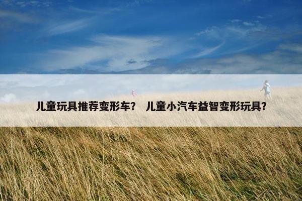 儿童玩具推荐变形车？ 儿童小汽车益智变形玩具？
