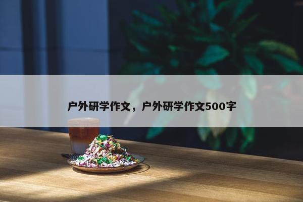 户外研学作文，户外研学作文500字