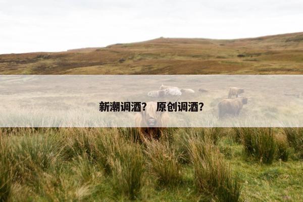 新潮调酒？ 原创调酒？