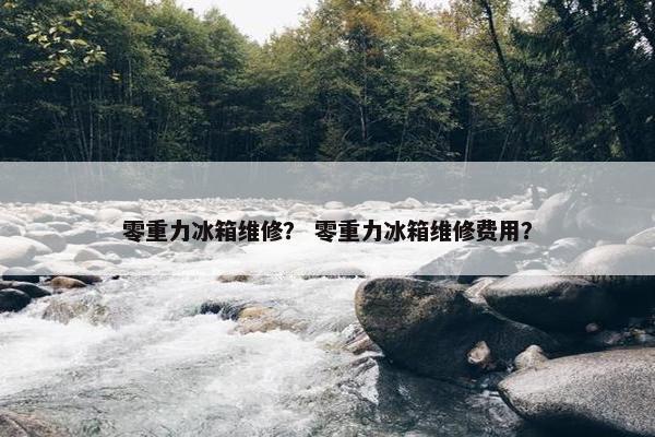 零重力冰箱维修？ 零重力冰箱维修费用？