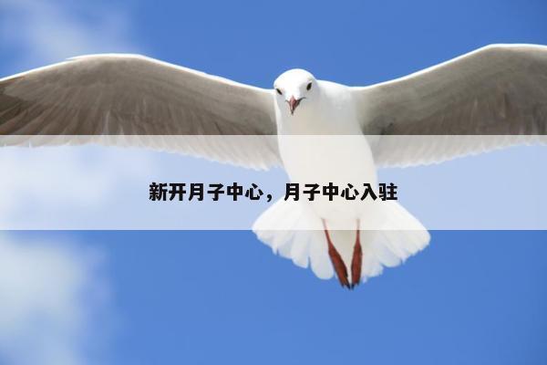 新开月子中心，月子中心入驻