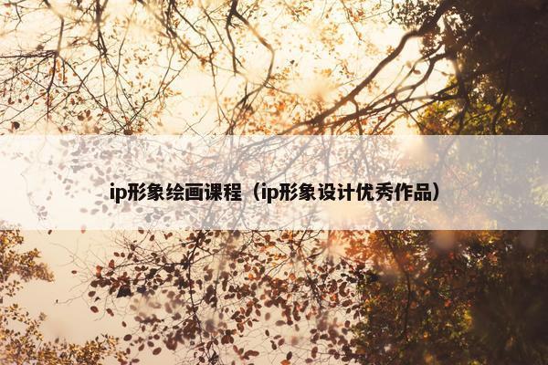 ip形象绘画课程（ip形象设计优秀作品）