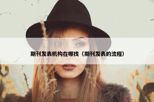 期刊发表机构在哪找（期刊发表的流程）