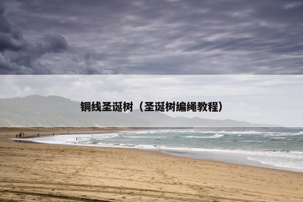 铜线圣诞树（圣诞树编绳教程）