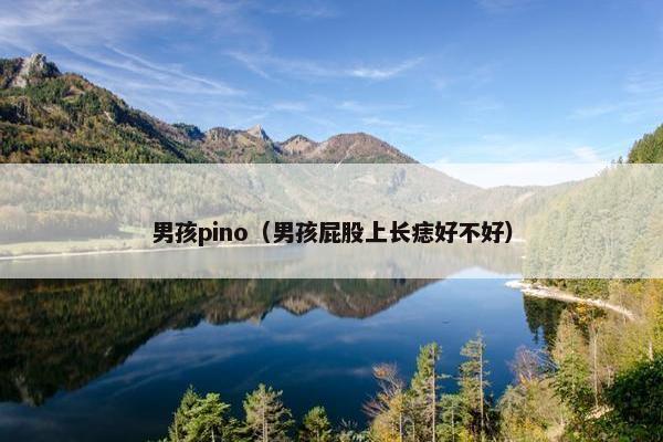 男孩pino（男孩屁股上长痣好不好）