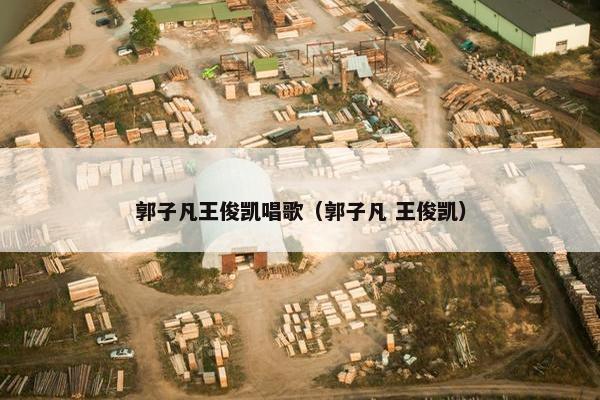 郭子凡王俊凯唱歌（郭子凡 王俊凯）