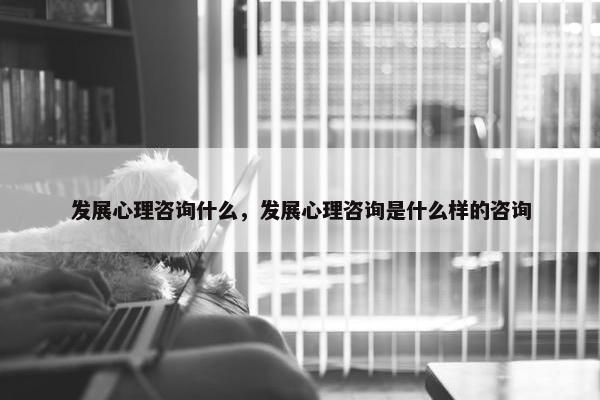 发展心理咨询什么，发展心理咨询是什么样的咨询