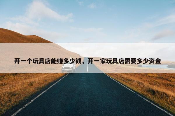 开一个玩具店能赚多少钱，开一家玩具店需要多少资金