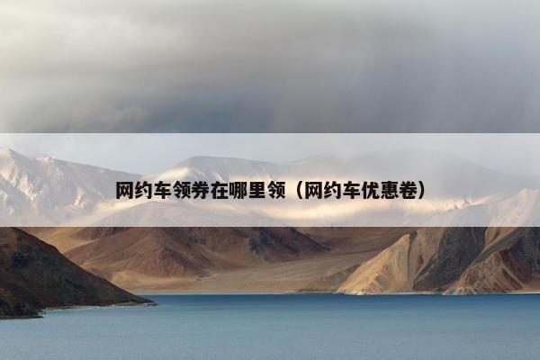 网约车领券在哪里领（网约车优惠卷）
