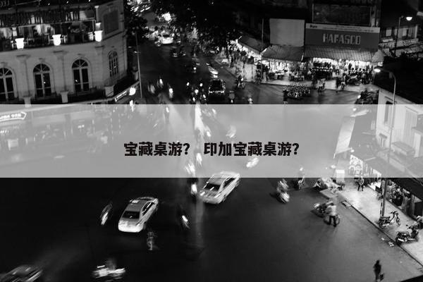 宝藏桌游？ 印加宝藏桌游？