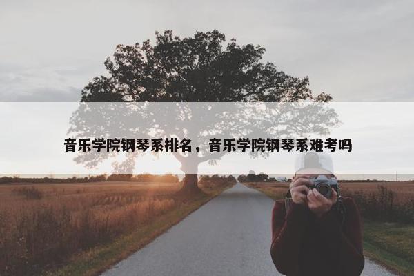 音乐学院钢琴系排名，音乐学院钢琴系难考吗