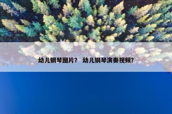 幼儿钢琴图片？ 幼儿钢琴演奏视频？