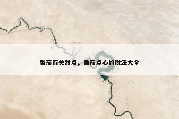 番茄有关甜点，番茄点心的做法大全