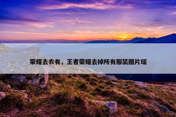 荣耀去衣有，王者荣耀去掉所有服装图片瑶