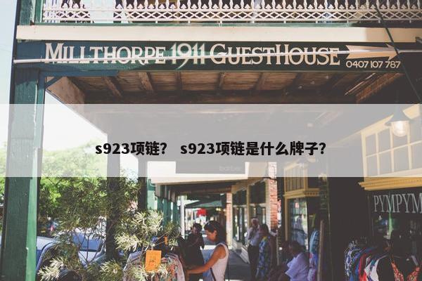 s923项链？ s923项链是什么牌子？