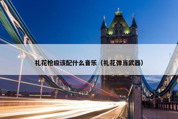 礼花枪应该配什么音乐（礼花弹当武器）