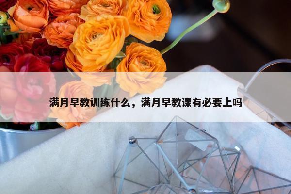 满月早教训练什么，满月早教课有必要上吗